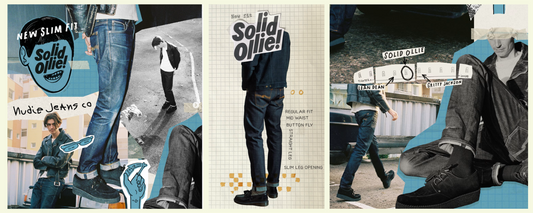 Solid Ollie👖NEW FITS 👖 ยีนส์ Nudie Jeans ทรงใหม่ที่ผสานความคลาสสิกและความทันสมัย