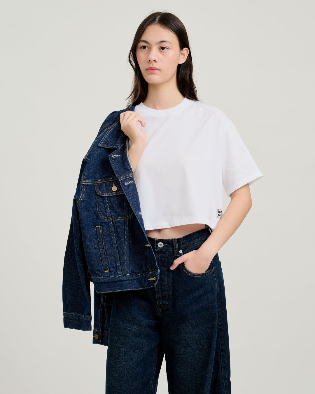 เสื้อยืดครอปแคชชวล | โคจิ
