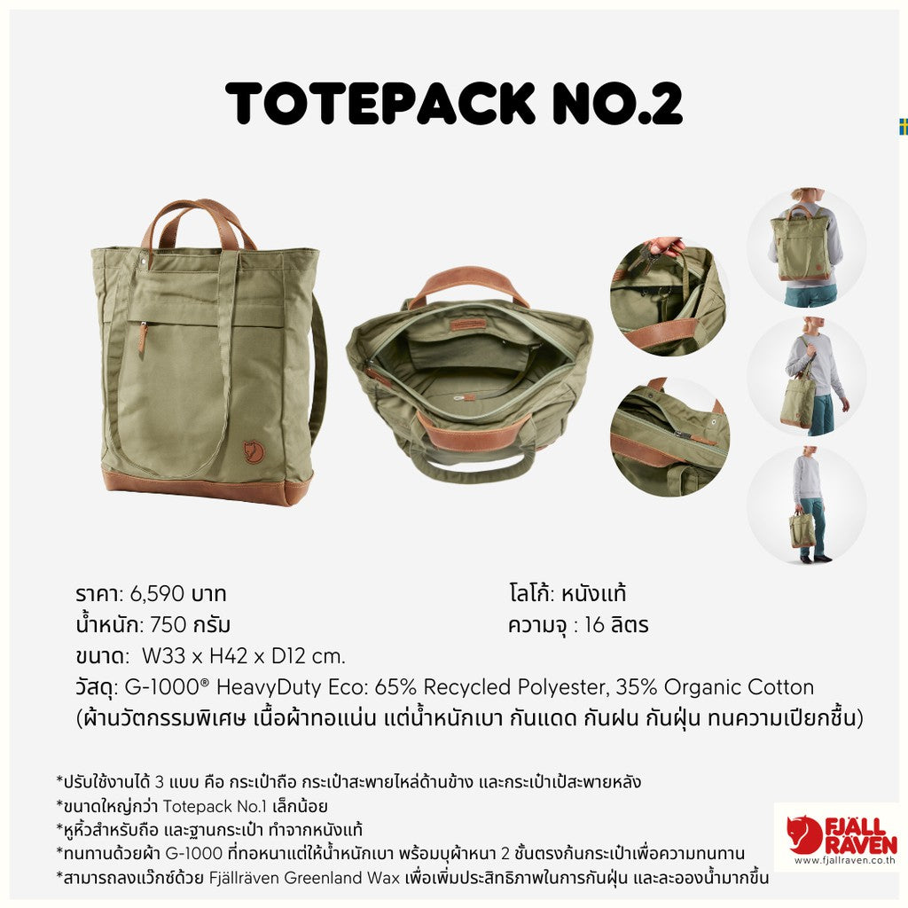 Totepack No.2 I Fjallraven