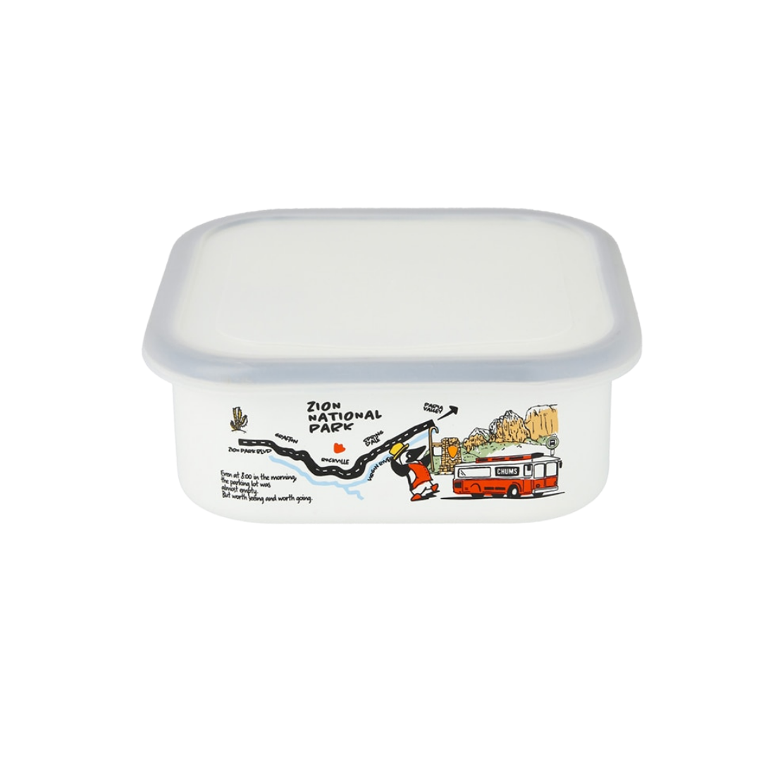 Enamel Container กล่องอเนกประสงค์อีนาเมล ชัมส์ | CHUMS