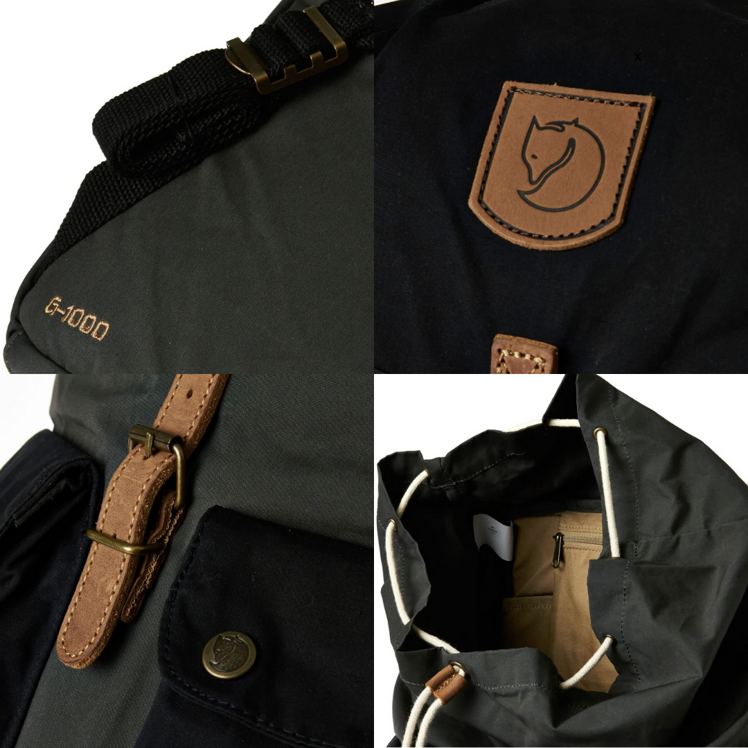Fjallraven/ Greenland Backpack Large /กระเป๋าเป้สะพายหลังดีไซส์เรียบง่าย สายและโลโก้หนังแท้ เป้เดินทาง เป้ท่องเที่ยว