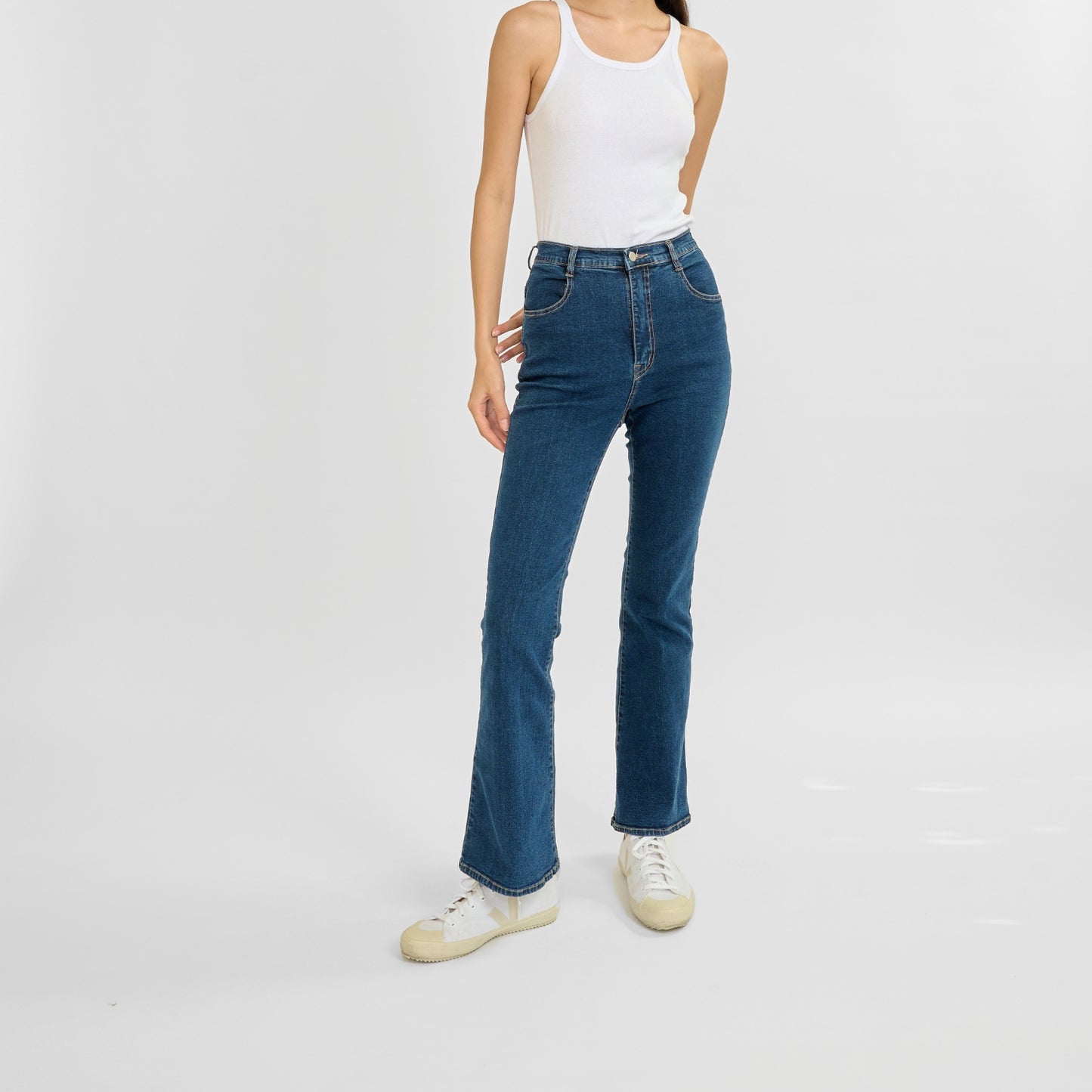 Classy Flared High Waist Jeans | KOCHI
