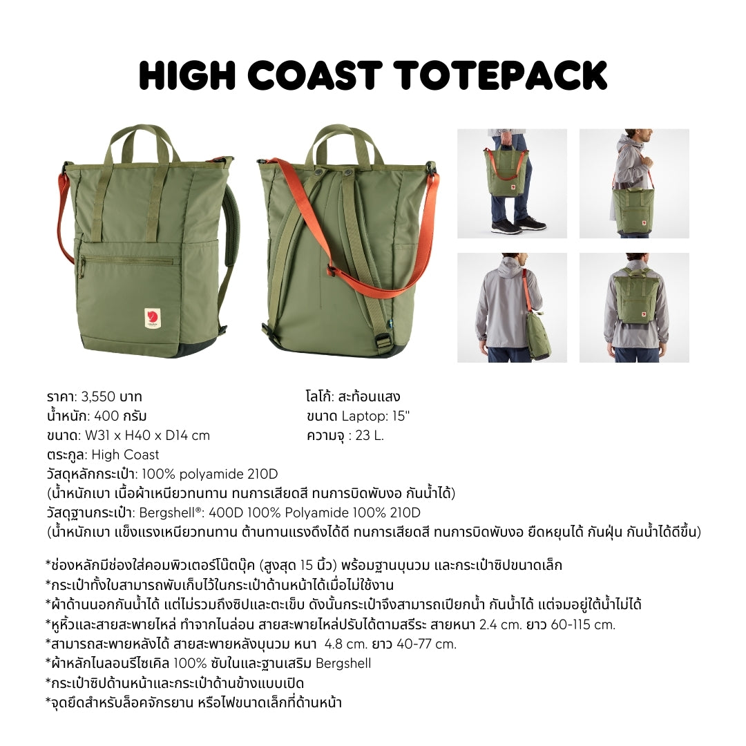 High Coast Totepack | Fjällräven