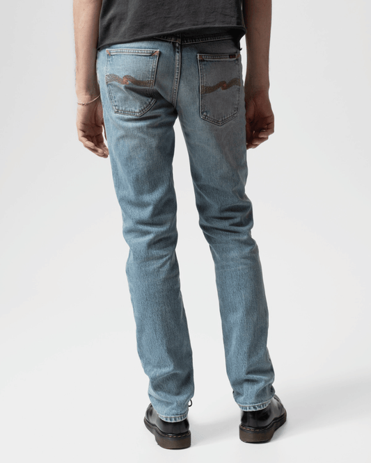 Solid Ollie-Cloud Blue | Nudie Jeans
