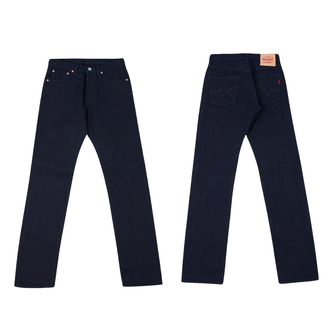 14oz Selvedge Denim Straight Cut Jeans - Indigo I Iron Heart