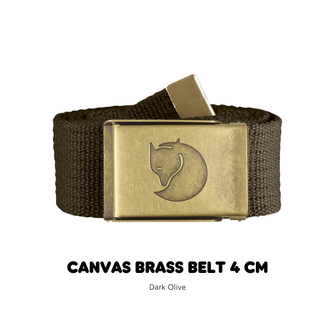 เข็มขัดผ้าแคนวาส Brass I Fjallraven