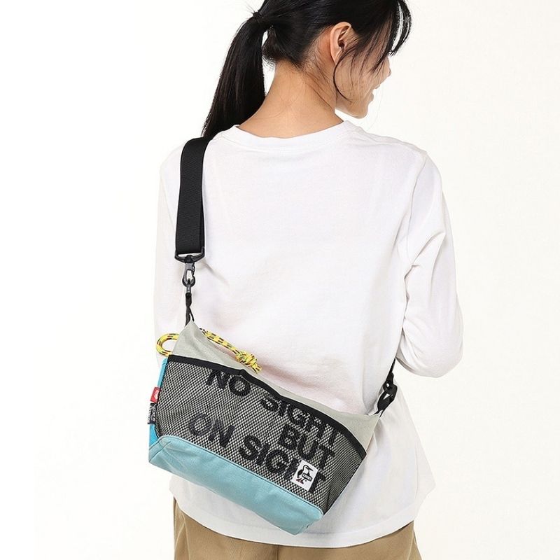 25 Monkey Magic Mesh Pocket Collect Shoulder Bag I CHUMS