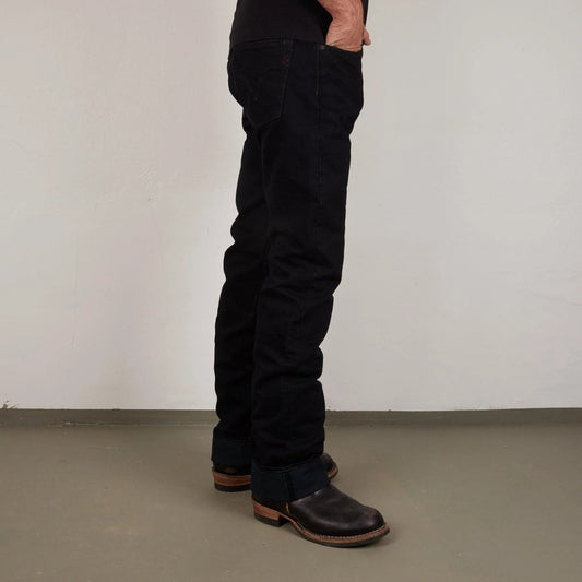 14oz Selvedge Denim Slim Straight Cut Jeans (666s-14od) | Iron Heart