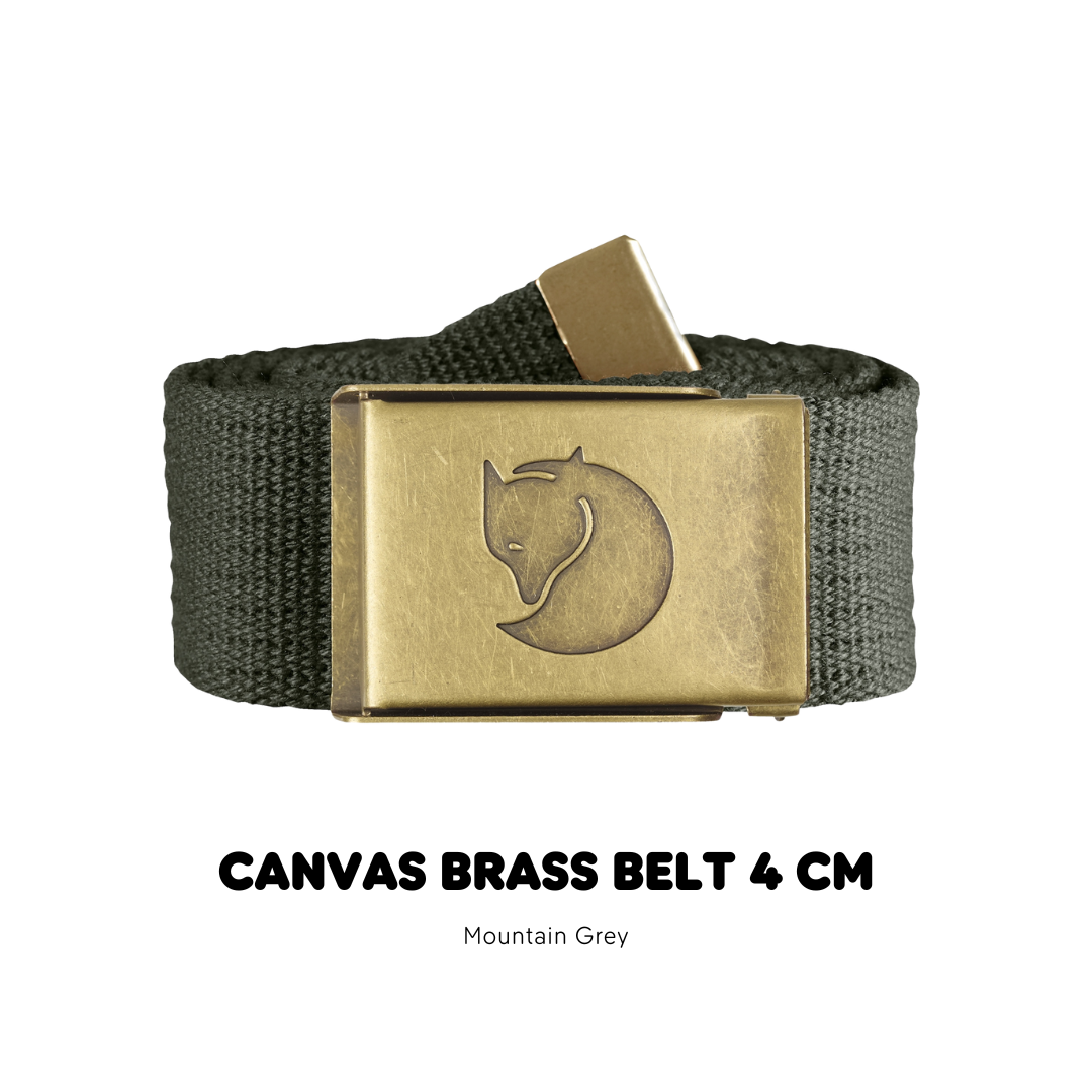 เข็มขัดผ้าแคนวาส Brass I Fjallraven