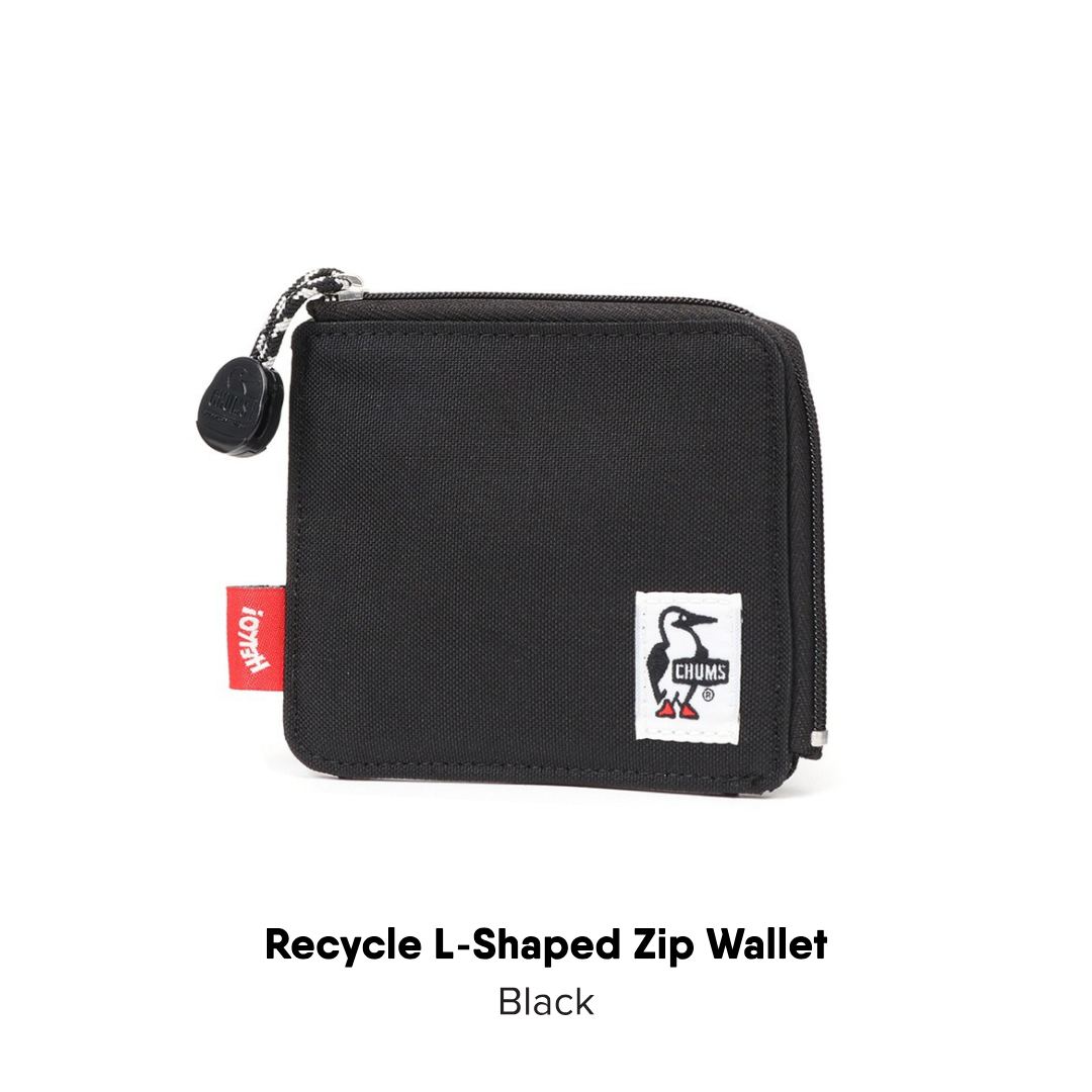 Recycle L-Shaped Zip Wallet | CHUMS