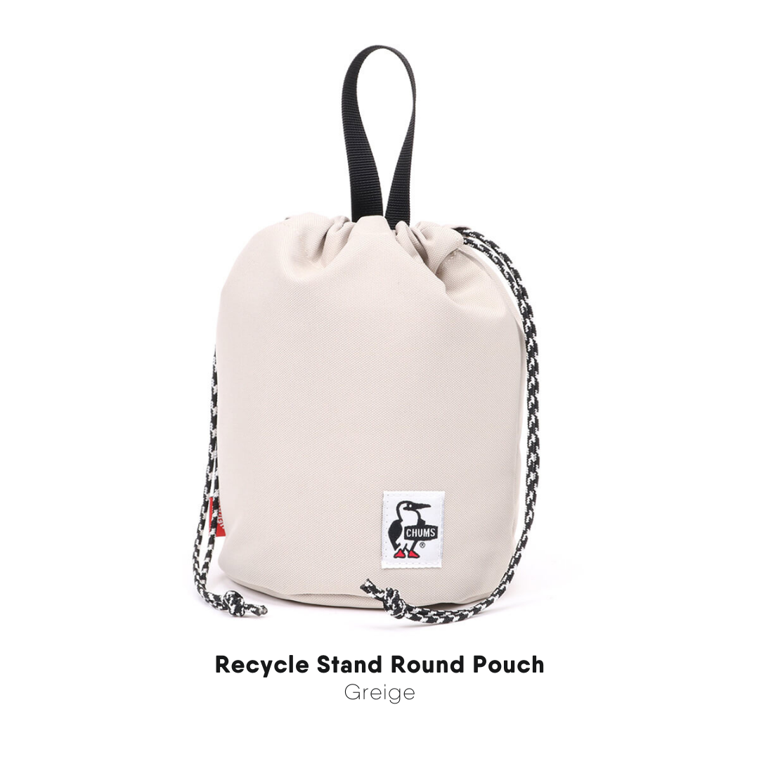 Recycle Stand Round Pouch I CHUMS