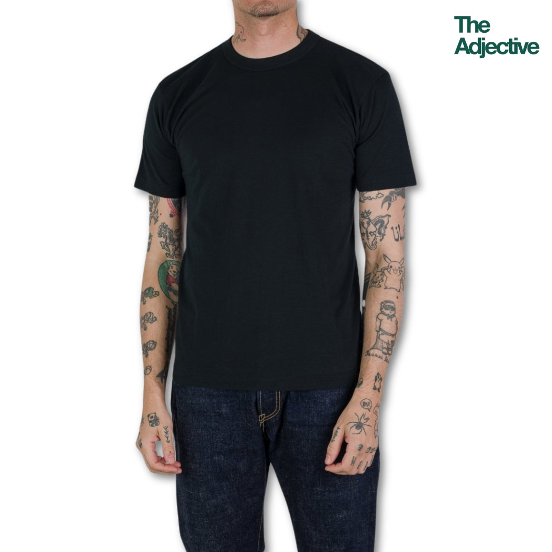 UTILITEES - เสื้อยืดคอกลมผ้า Loopwheel 5.5 ออนซ์ I Iron Heart
