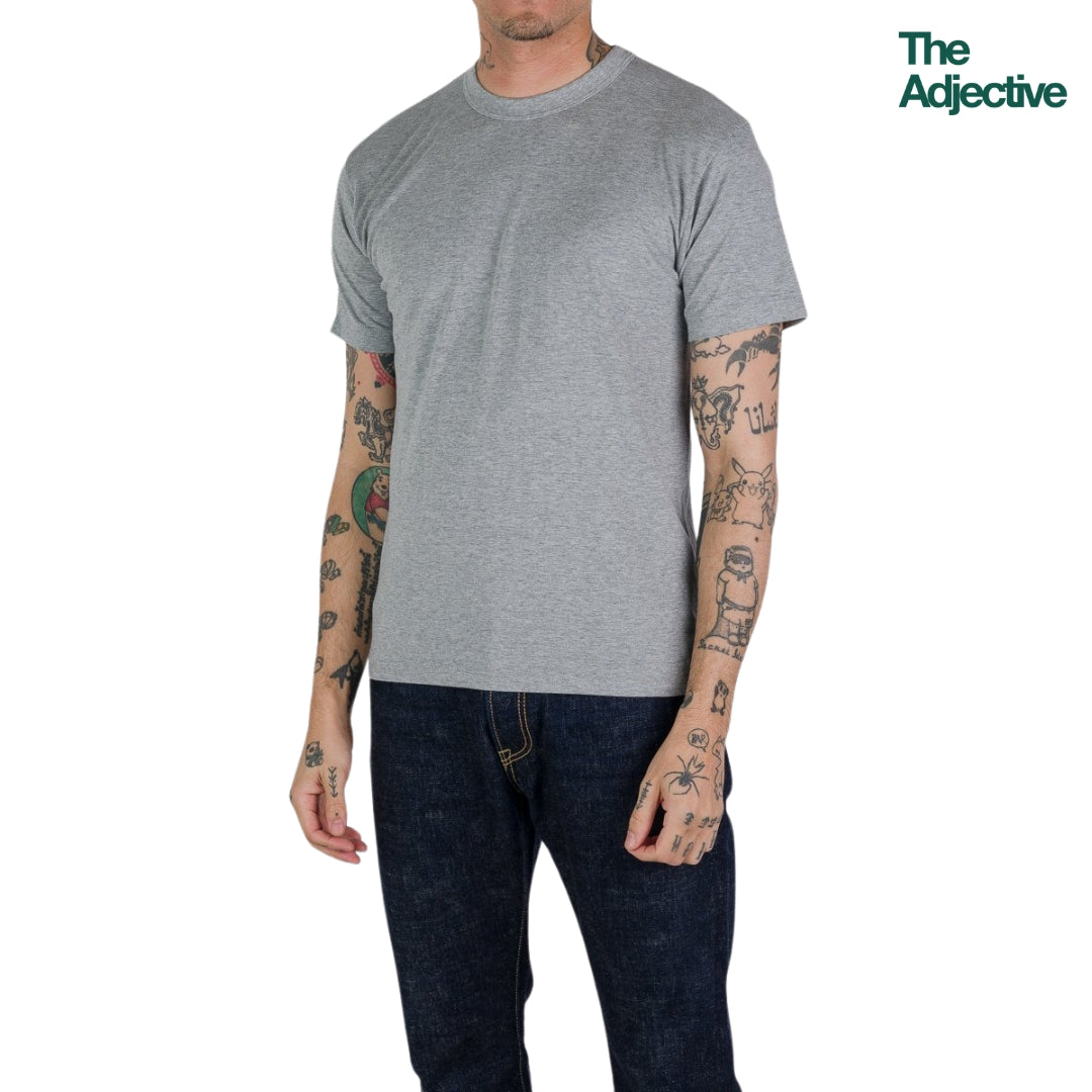 UTILITEES - เสื้อยืดคอกลมผ้า Loopwheel 5.5 ออนซ์ I Iron Heart