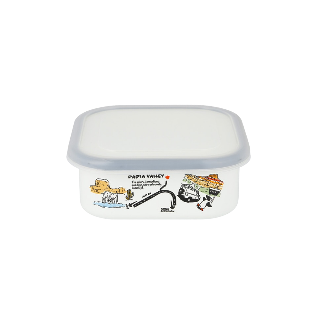 Enamel Container กล่องอเนกประสงค์อีนาเมล ชัมส์ | CHUMS