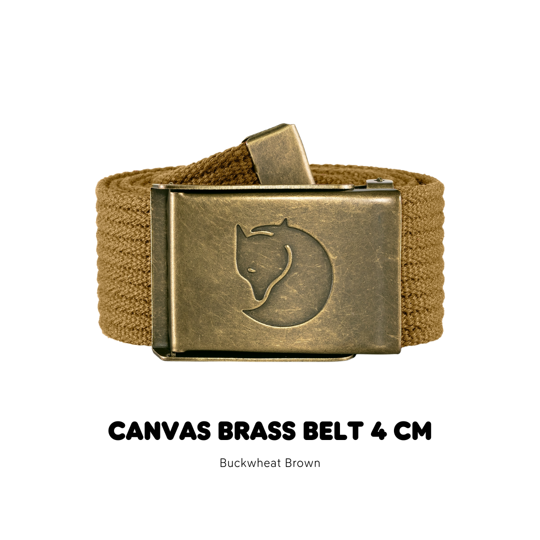 เข็มขัดผ้าแคนวาส Brass I Fjallraven