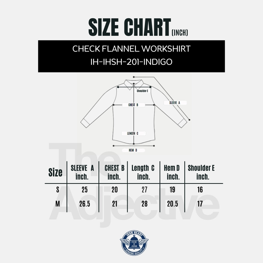 Check Flannel Workshirt I Iron Heart