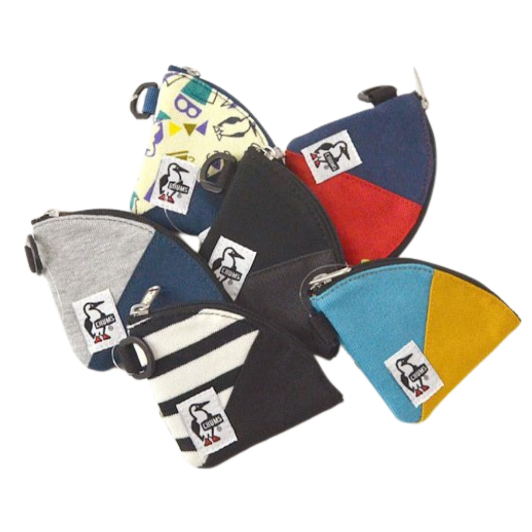 CHUMS Fan Shaped Coin Case Sweat Nylon I CHUMS