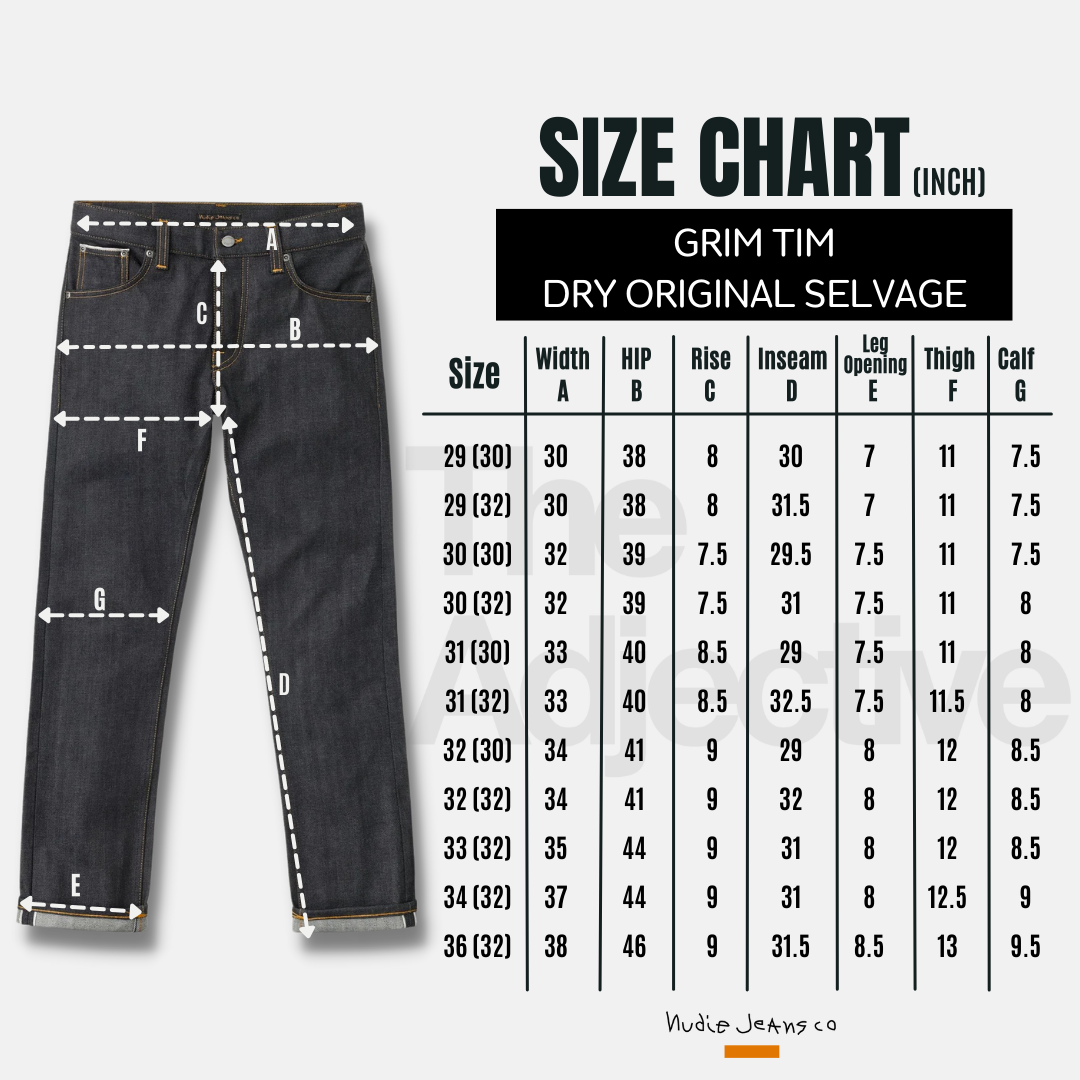 Grim Tim-Dry Original Selvage | Nudie Jeans
