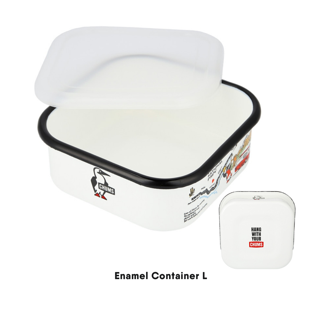 Enamel Container กล่องอเนกประสงค์อีนาเมล ชัมส์ | CHUMS