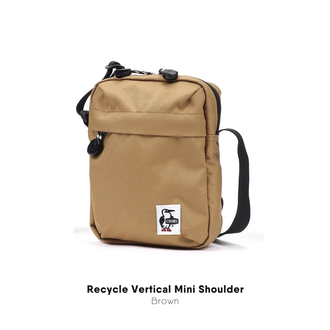 กระเป๋าสะพาย Recycle Vertical Mini Shoulder l CHUMS