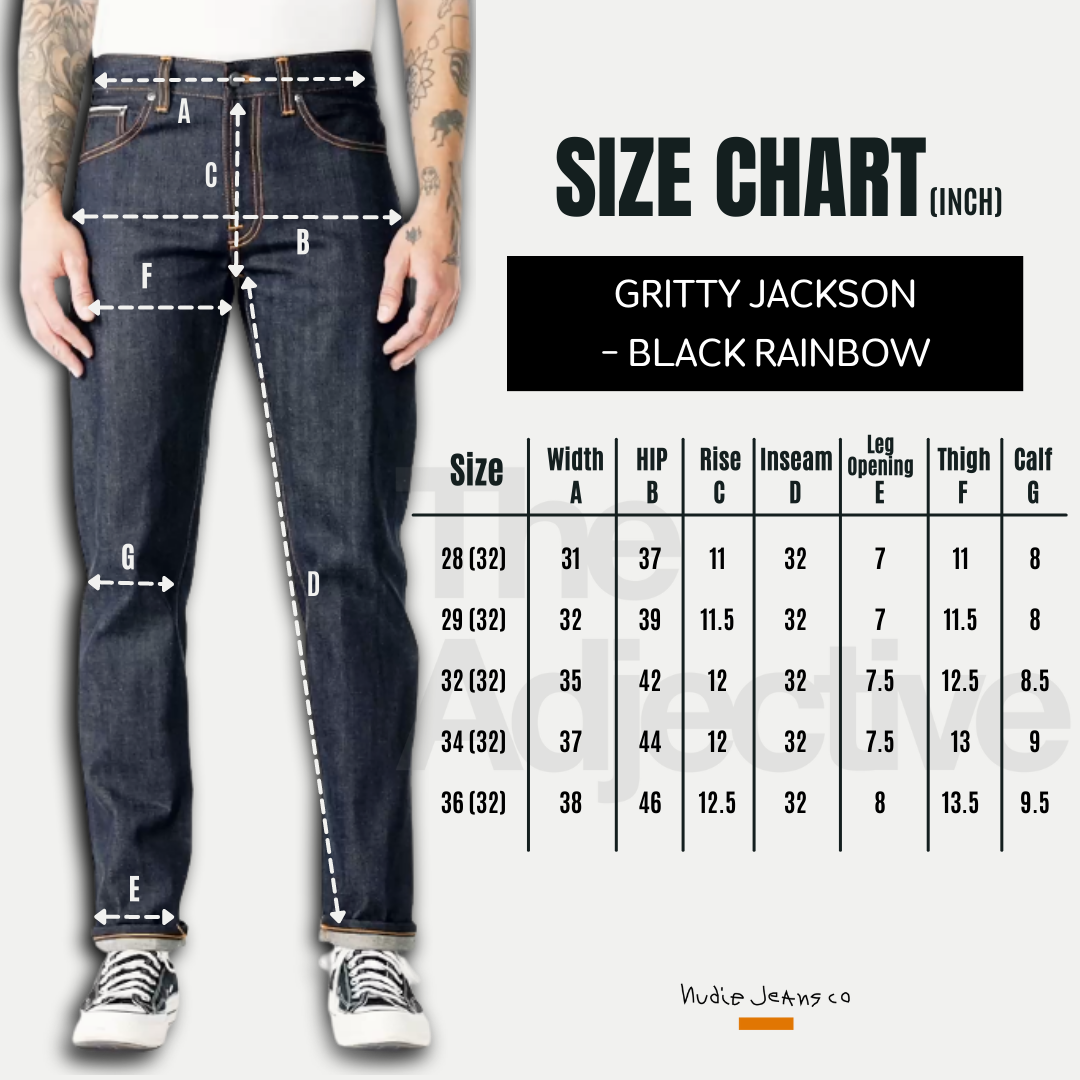 Gritty Jackson-Black Rainbow | Nudie Jeans