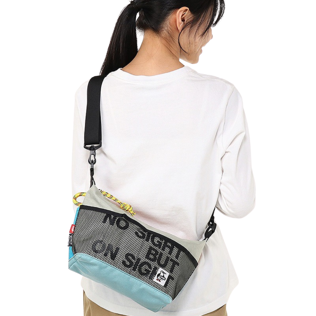 25 Monkey Magic Mesh Pocket Collect Shoulder Bag I CHUMS