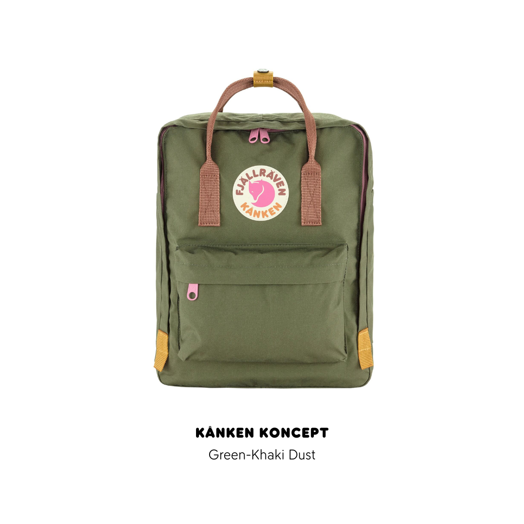 Fjallraven Kånken Koncept /กระเป๋า Kanken แท้ กระเป๋าเป้สะพายหลัง เป้แฟชั่นผู้หญิง เป้แฟชั่นผู้ชาย