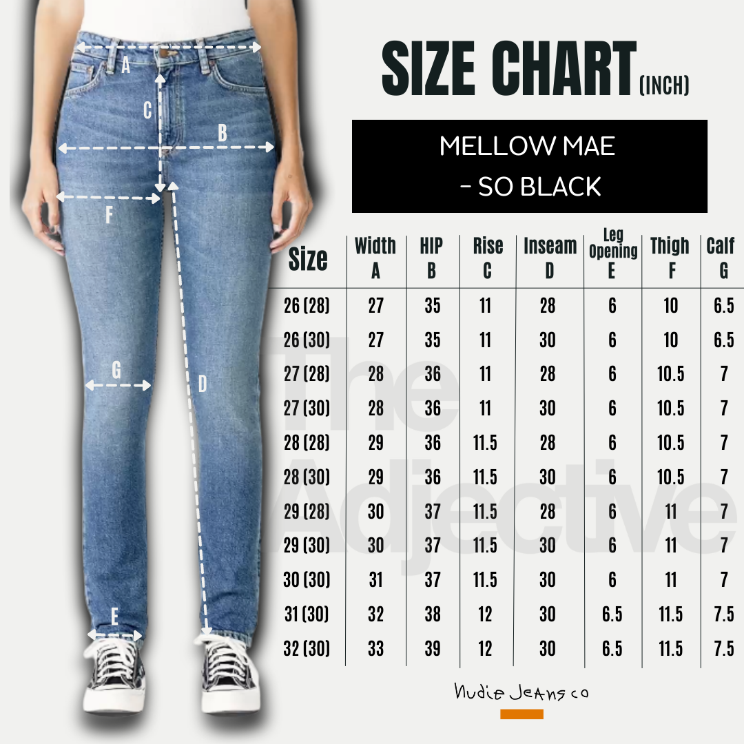Mellow Mae-So Black I Nudie Jeans