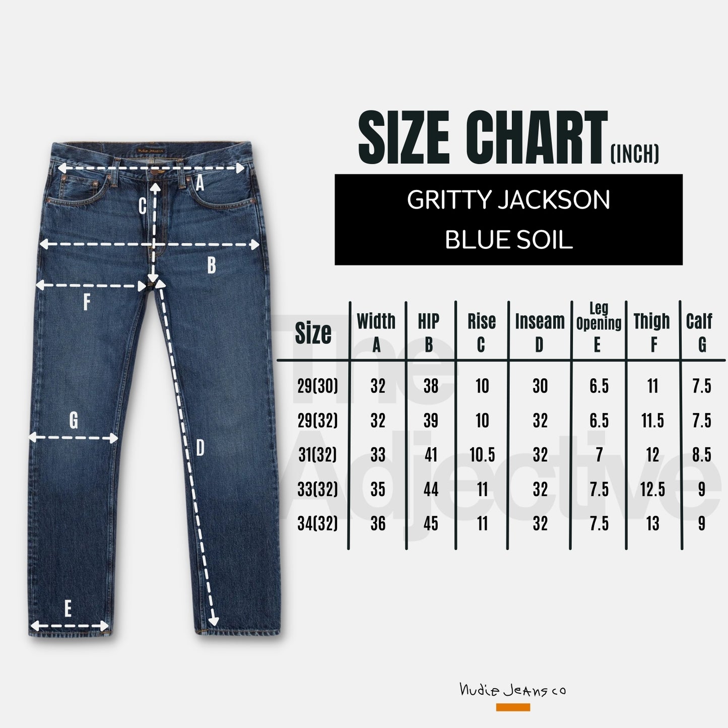 Gritty Jackson-Blue Soil I Nudie Jeans