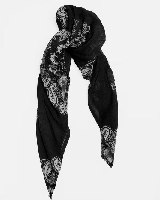 Ingrid Bandana Paisley Black | Nudie Jeans