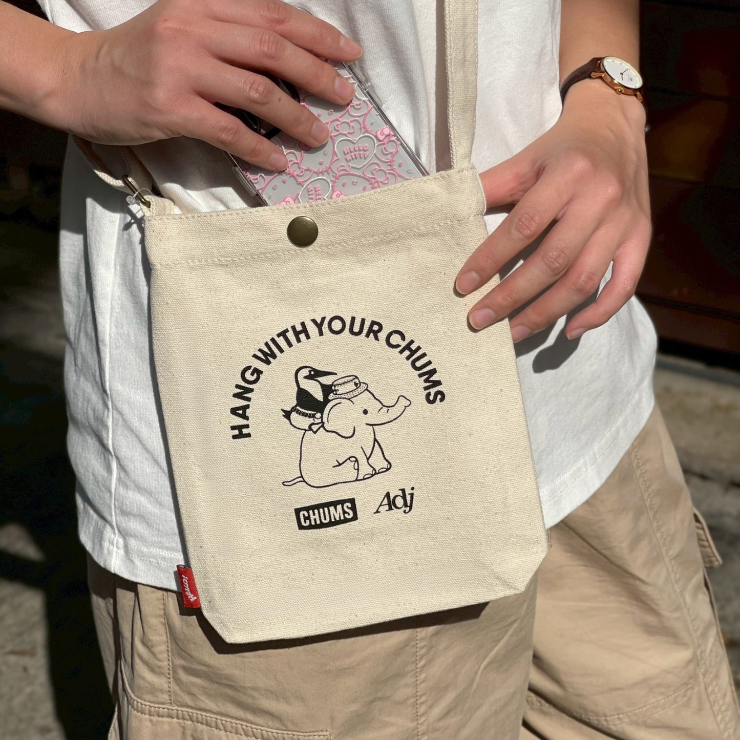 CHUMS x Adj Canvas Mini Shoulder | CHUMS