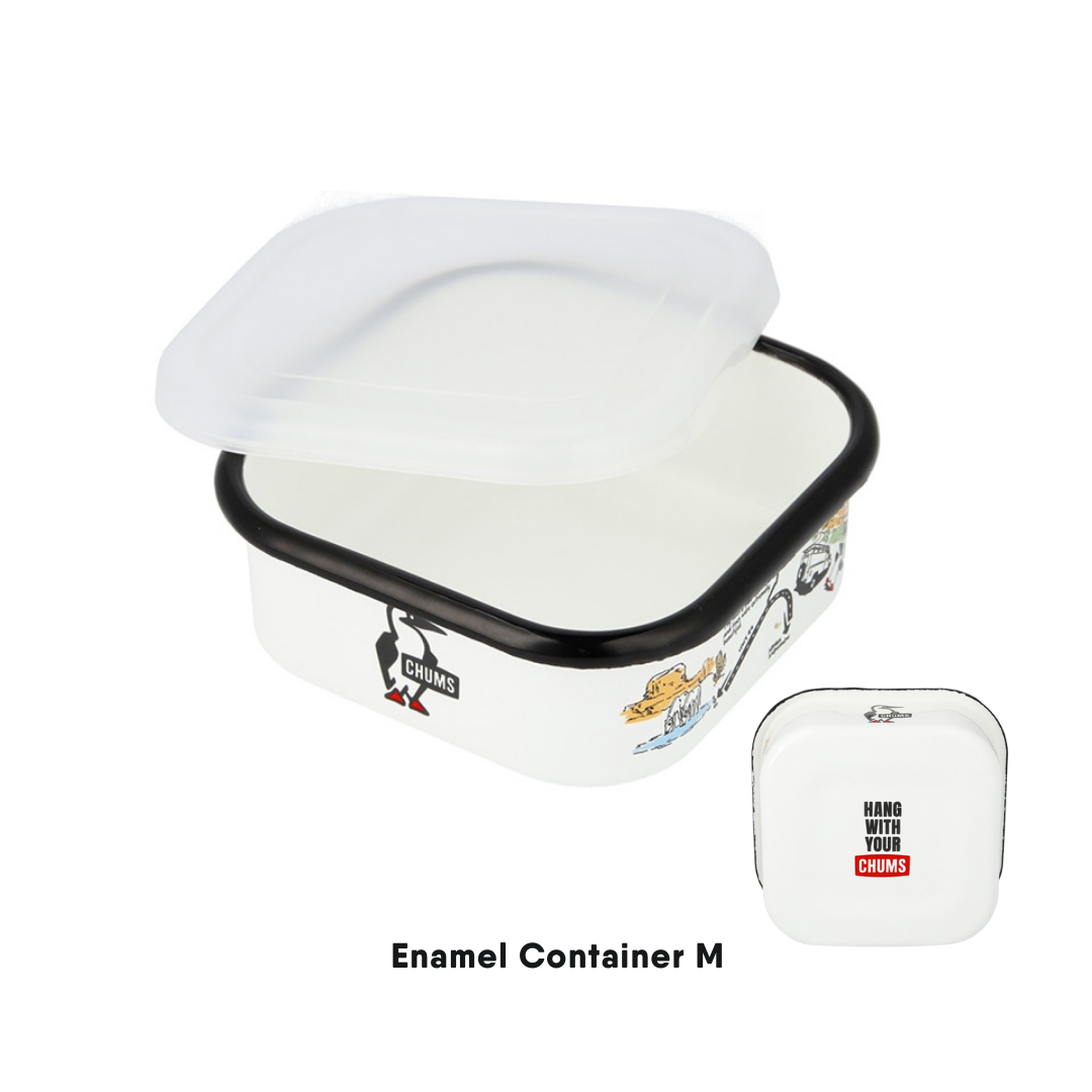 Enamel Container กล่องอเนกประสงค์อีนาเมล ชัมส์ | CHUMS