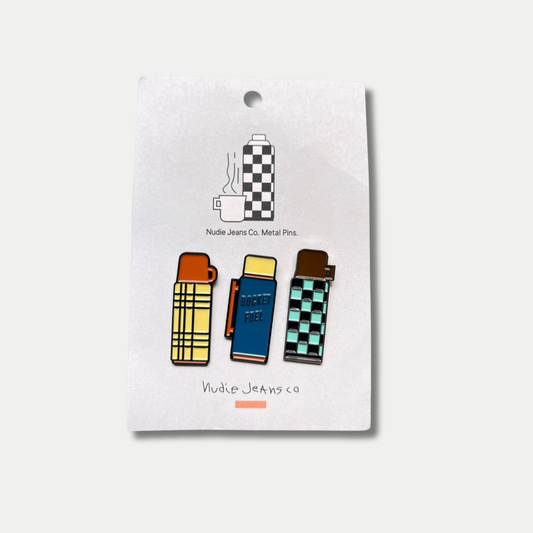 Metal Pins Thermos l Nudie Jeans