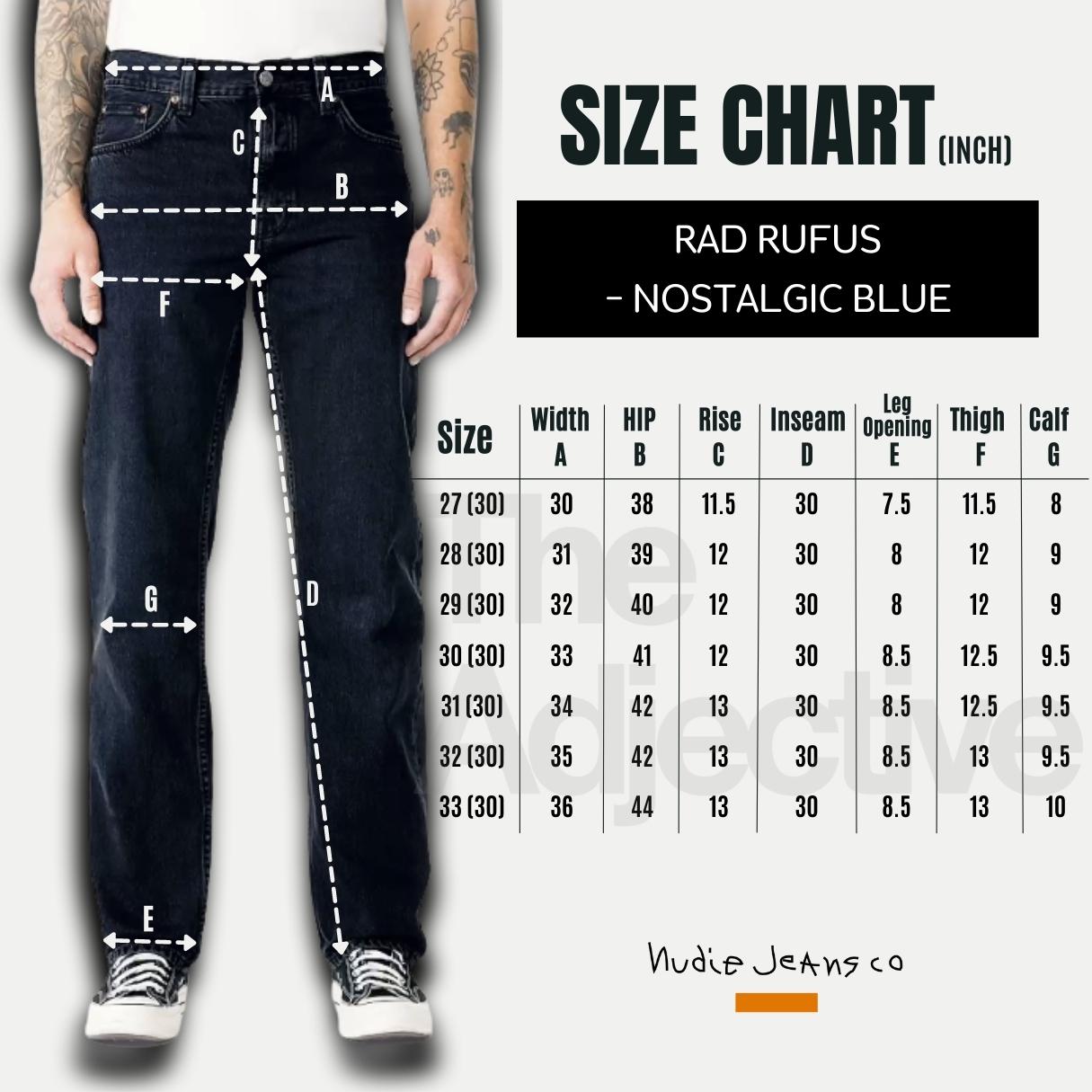 Rad Rufus-Nostalgic Blue I Nudie Jeans