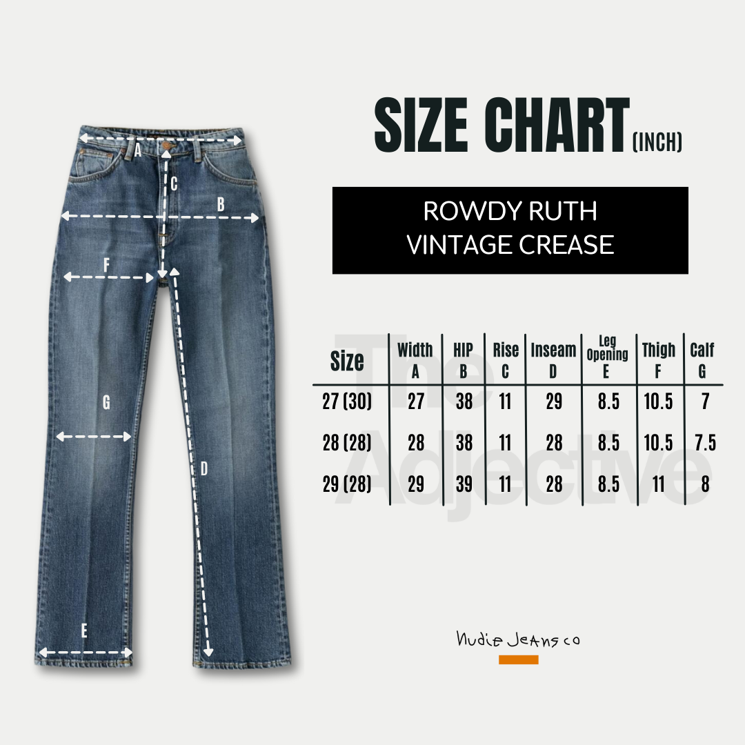 Rowdy Ruth-Vintage Crease | Nudie Jeans