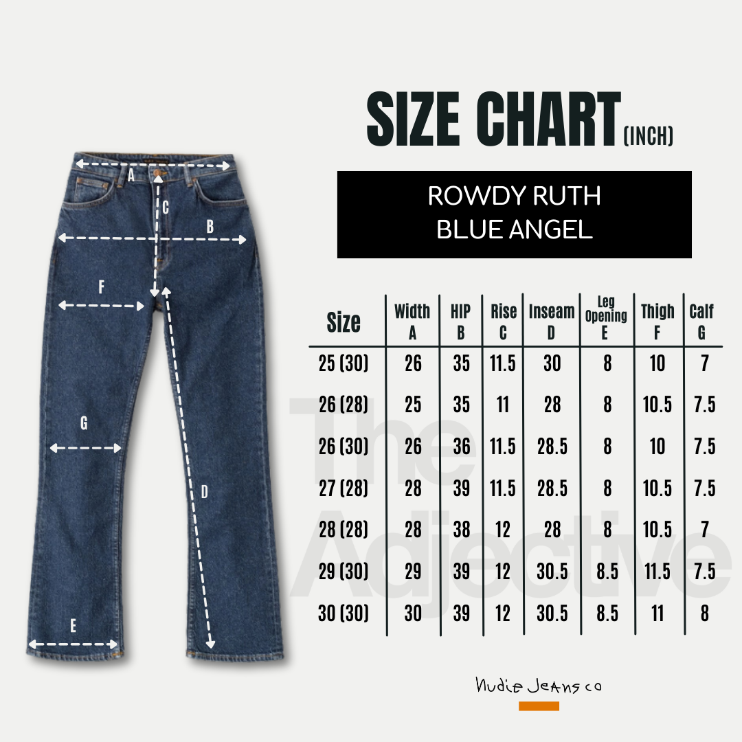 Rowdy Ruth-Blue Angel | Nudie Jeans