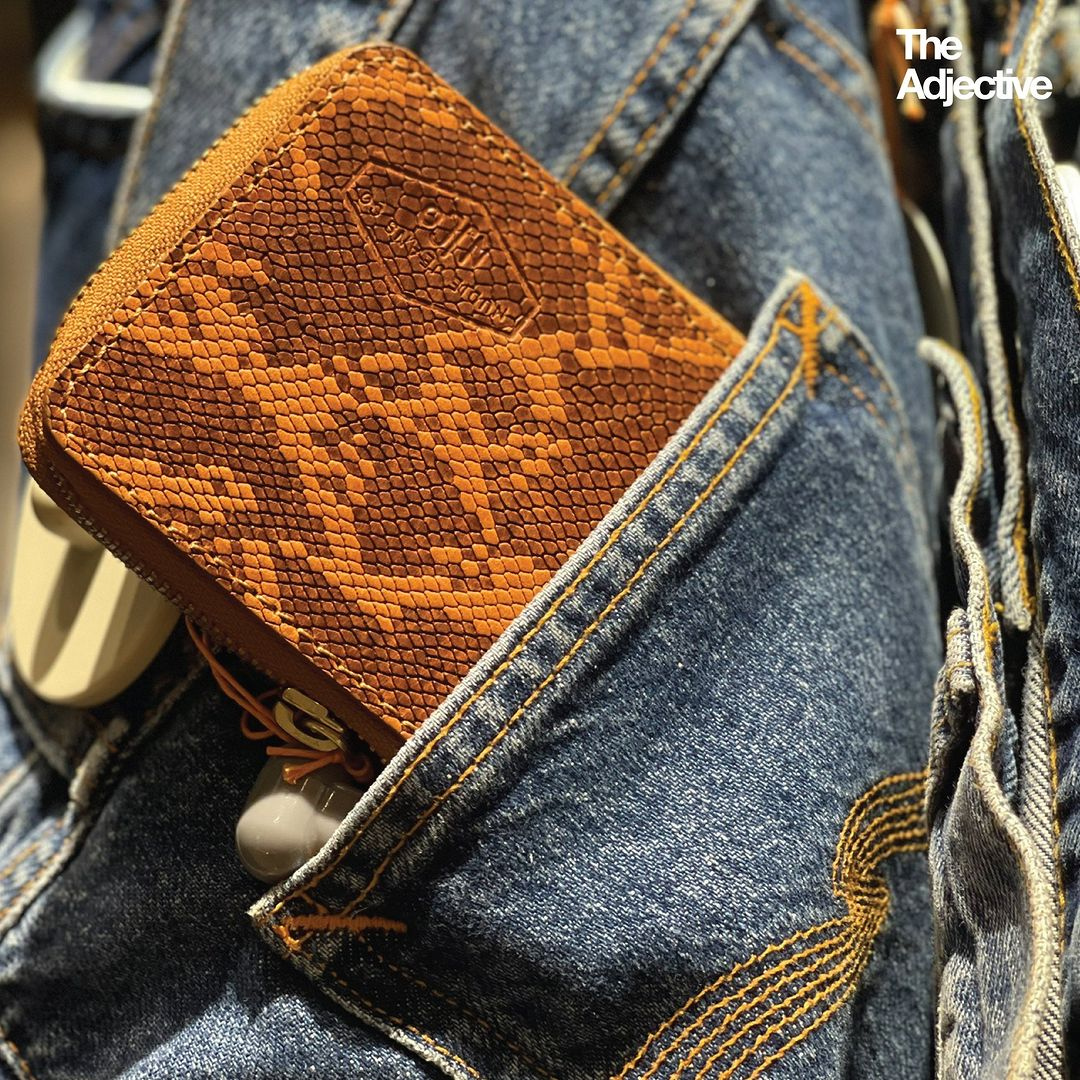 Bergendahl Wallet Zip-Cognac | Nudie Jeans