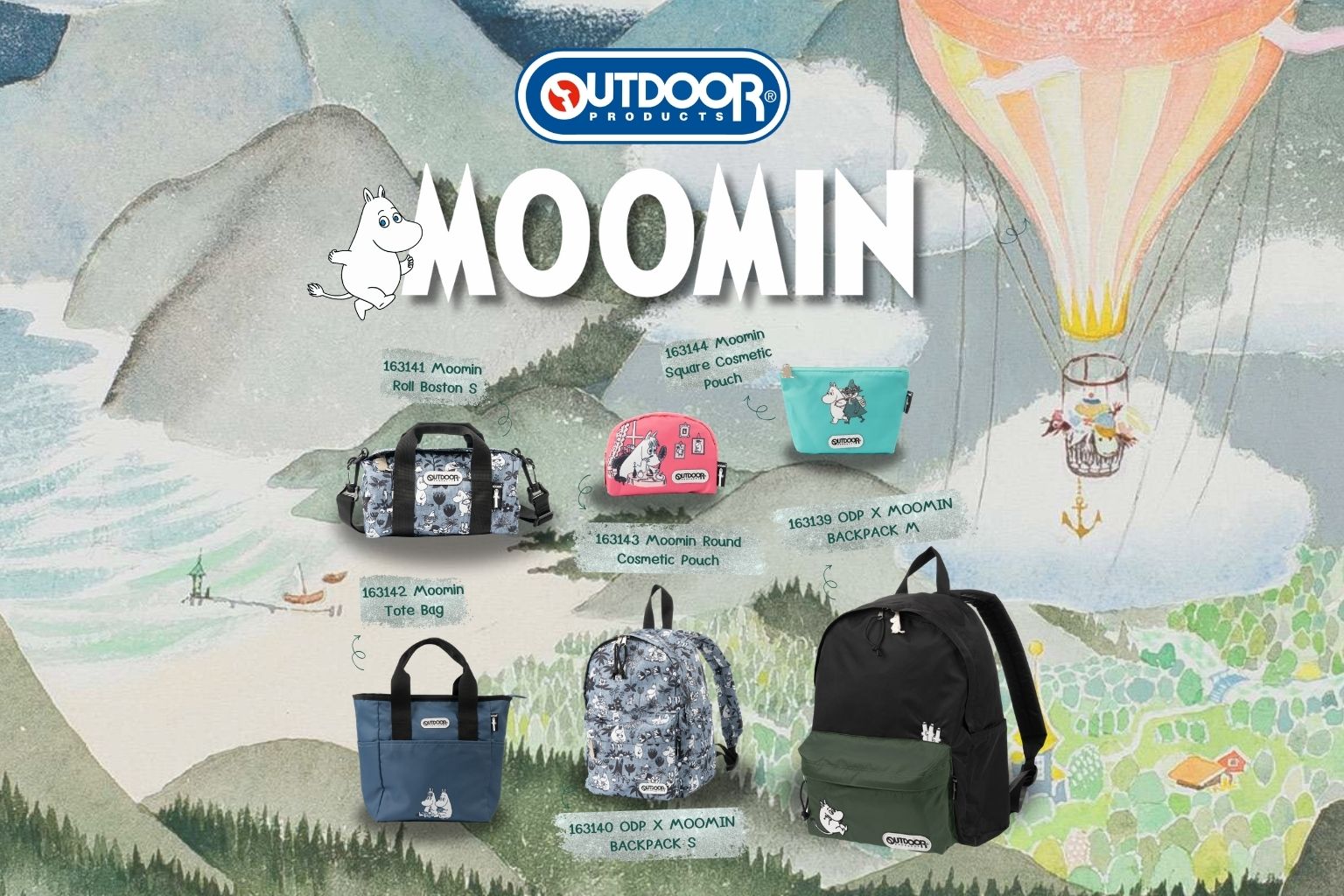 Jaxter Moonin New Arrivals Moomin x Outdoor Products | กระเป๋ามูมินของใหม่ – ADJ ...