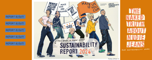 เส้นทางสู่แฟชั่นที่ใส่ใจโลก Nudie Jeans กับภารกิจความยั่งยืน 2024 ทำได้ขนาดไหน?