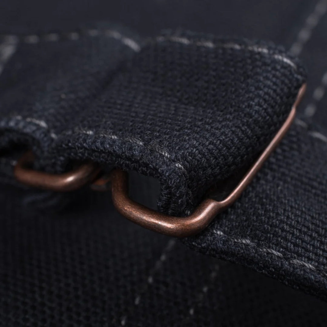 12oz Wabash/Duck Work Vest- Indigo/Navy (IHV-02 - INDIGO)  | Iron Heart