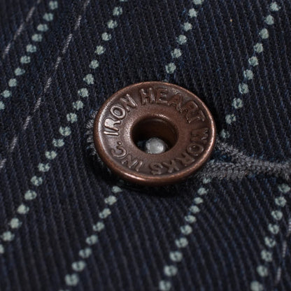 12oz Wabash/Duck Work Vest- Indigo/Navy (IHV-02 - INDIGO)  | Iron Heart