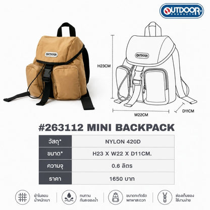 Classic Flap Mini Backpack	| Outdoor Products