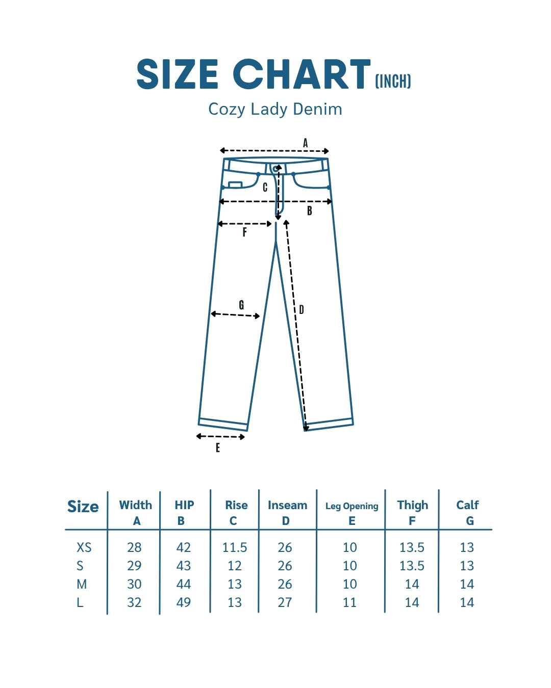 Cozy Lady Denim Jeans I Kochi