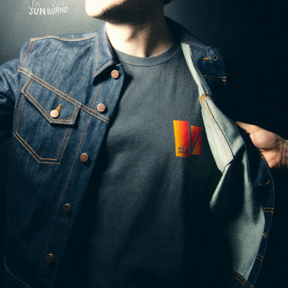 Roy Sunburns T-shirt-Antracite | Nudie Jeans