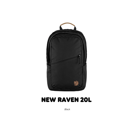 Fjallraven /Raven 20 /กระเป๋าเป้สะพายหลังดีไซส์เรียบง่าย สายและโลโก้หนังแท้ เป้เดินทาง เป้ท่องเที่ยว