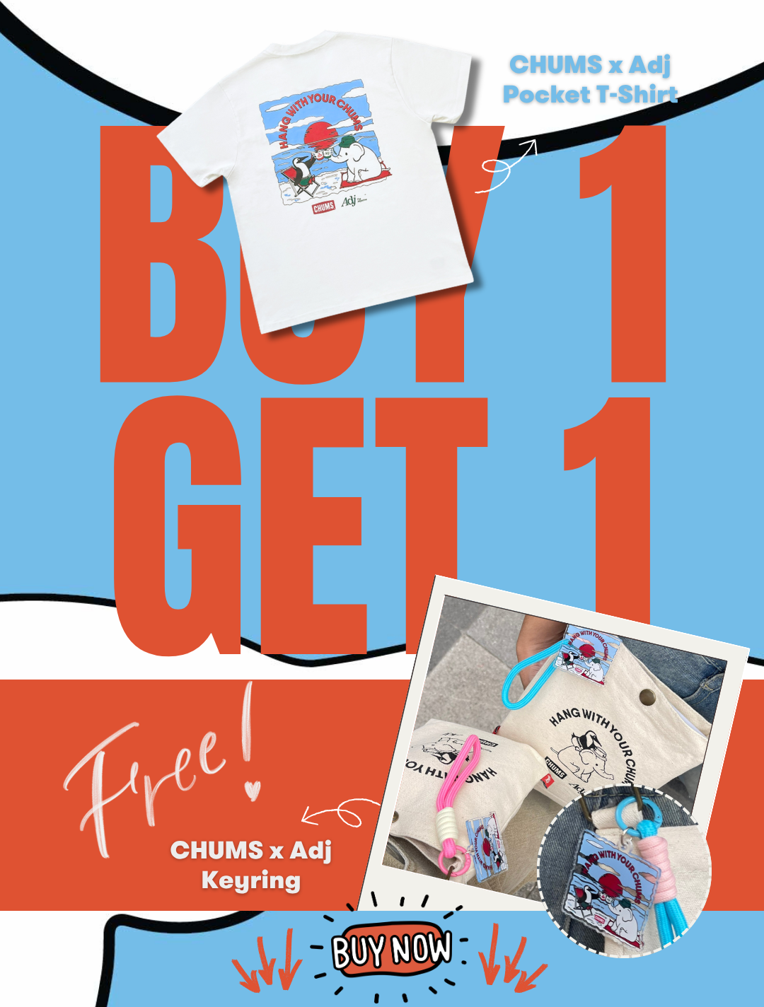 CHUMS Thailand แฟชั่นเอาท์ดอร์สไตล์ญี่ปุ่น ทีร้าน The Adjective – The ...