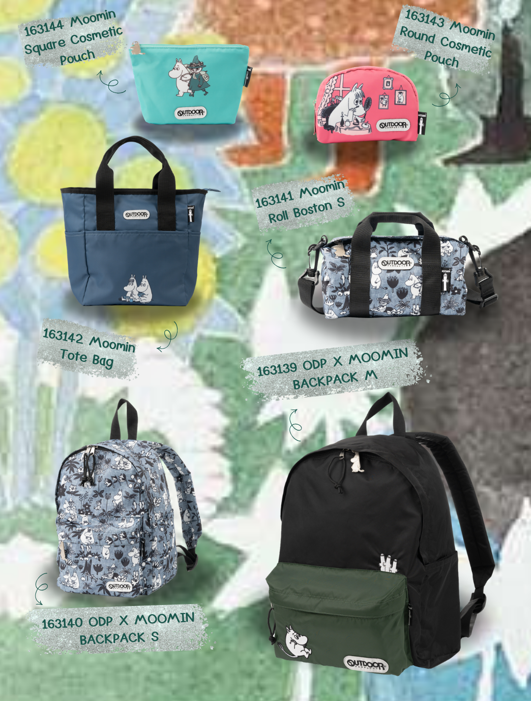 4_Moomin_x_Outdoor_Collection_Bag_for_daily_life_backpack_for_travel_and_camp_1