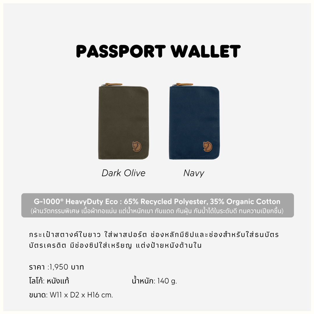 Passport Wallet | Fjällräven