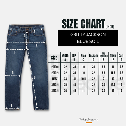 Gritty Jackson-Blue Soil | Nudie Jeans