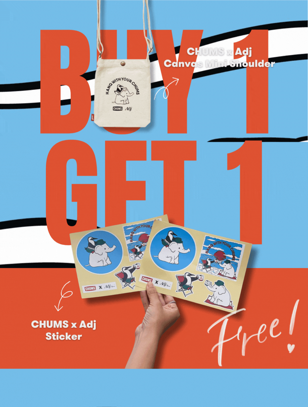 2.1_ADJ Web_CHUMS x The Adjective_Limited edition_TShirt_Bag_Keyring